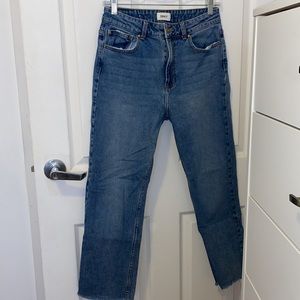 Only - high waisted cropped jeans